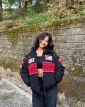 F1 Black printed Ferarri Jacket