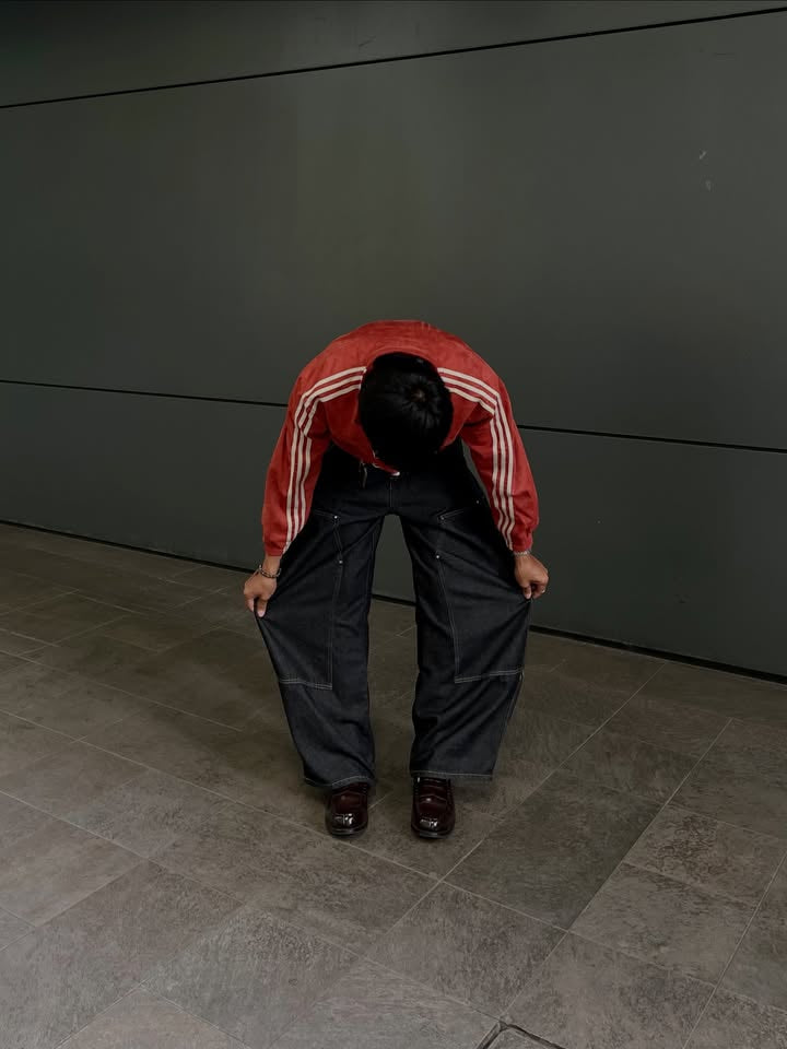 Dripheaven Red Chinese Knot Track Jacket – Premium Korean Streetwear
