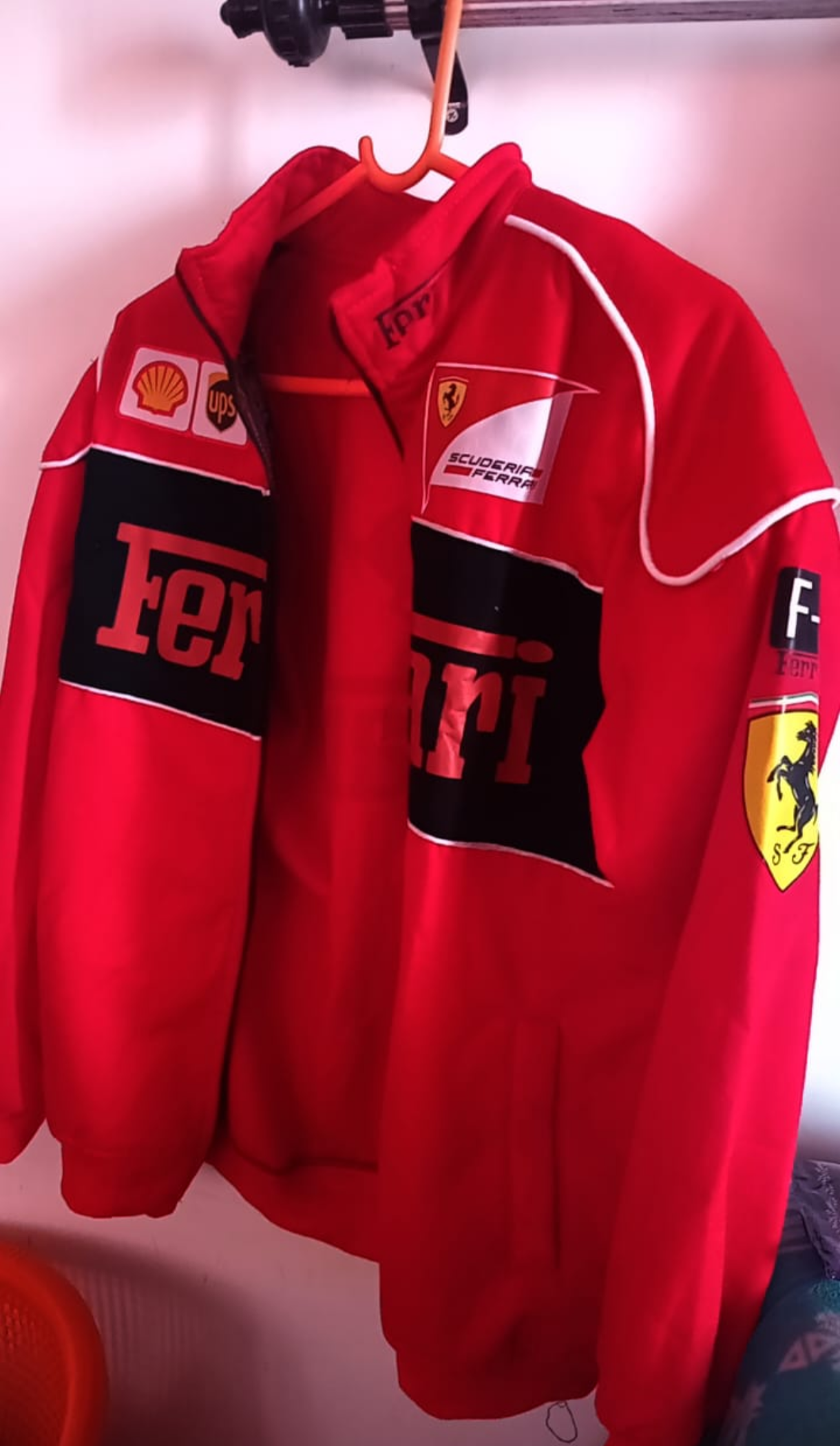F1 Red Ferarri Printed Jacket