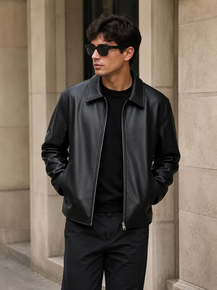 DripHeaven Exclusive Combo Offer | 2 Premium Jackets Combo for Men | Black Faux Leather Jacket + Jack Daniel's Racing Jacket | Only ₹2200 | Cash on Delivery