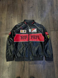Ferrari Racing F1 Premium Leather Jacket – Motorsport Edition