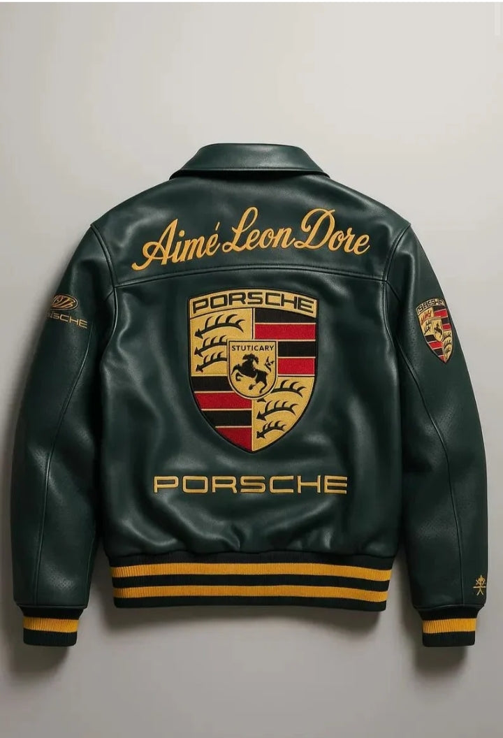 DripHeaven.in | Premium Racing Leather Jacket – Vintage Motorsport Streetwear
