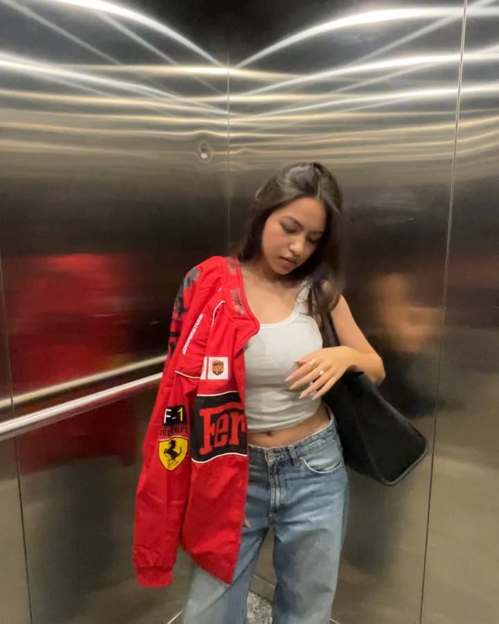 F1 Red Ferarri Printed Jacket