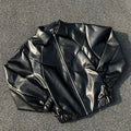 Premium Black Leather Jacket – High Quality Stylish Streetwear | Dripheaven Clothing Brand