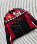 Vintage Ferrari F1 Leather Jacket – Classic Racing Style, Premium Men’s & Women’s Leather