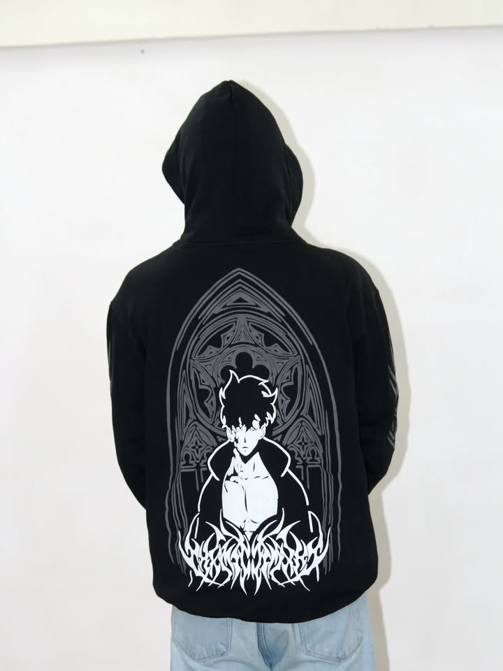 Shadow Hunter Zipper Balaclava – Inspired by Jin Woo from Solo Leveling