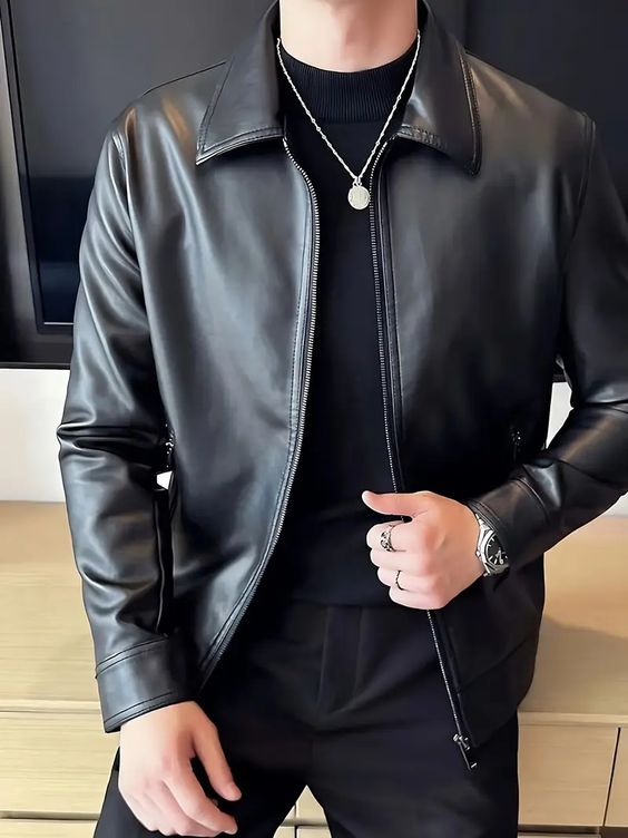 DripHeaven Exclusive Combo Offer | 2 Premium Jackets Combo for Men | Black Faux Leather Jacket + Jack Daniel's Racing Jacket | Only ₹2200 | Cash on Delivery