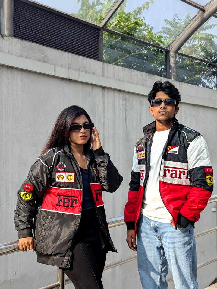 Ferrari F1 Racing Jacket for Men & Women | Premium Motorsport Streetwear | Unisex Zip-Up Bomber Jacket