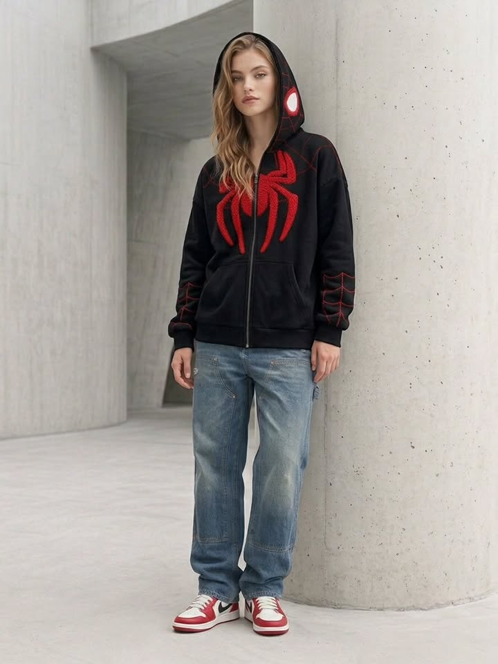 🕷️ Dripheaven Spiderman Hoodie – Premium Quality & Built to Last