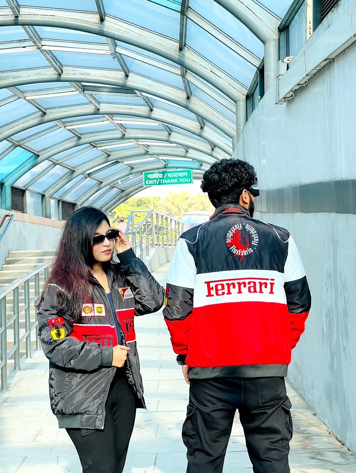 Ferrari F1 Racing Jacket for Men & Women | Premium Motorsport Streetwear | Unisex Zip-Up Bomber Jacket