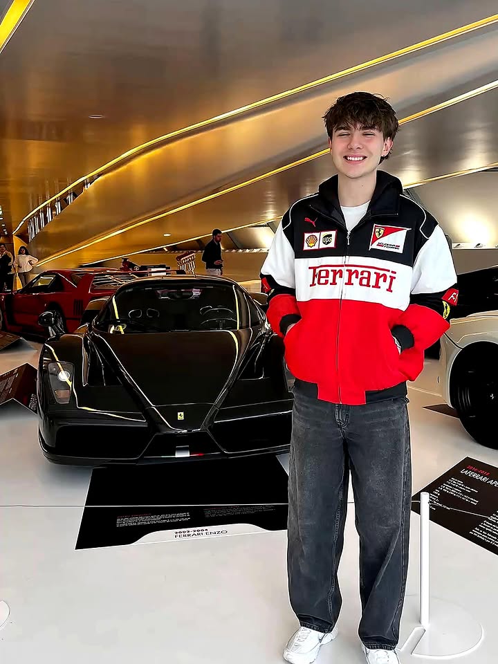 Ferrari Printed Racing Jacket – Premium Motorsport Streetw