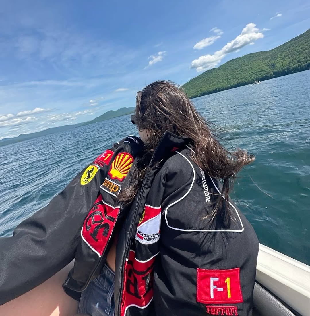 Premium Black ferarri embroidery Jacket