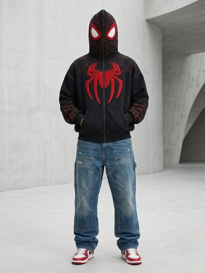 🕷️ Dripheaven Spiderman Hoodie – Premium Quality & Built to Last