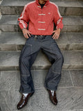 Dripheaven Red Chinese Knot Track Jacket – Premium Korean Streetwear