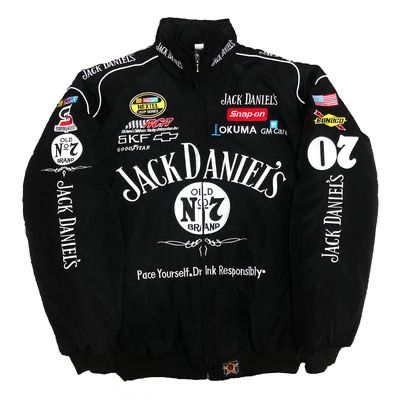 Jack Daniel's Motorsports Vintage Racing Jacket – Premium Black Edition