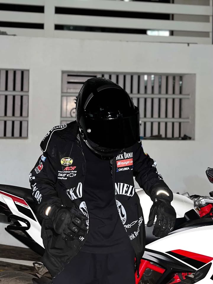 Jack Daniel's Motorsports Vintage Racing Jacket – Premium Black Edition