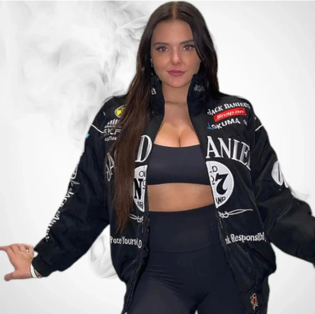 Jack Daniels F1  Racing Jacket || Embroidered Motorsport