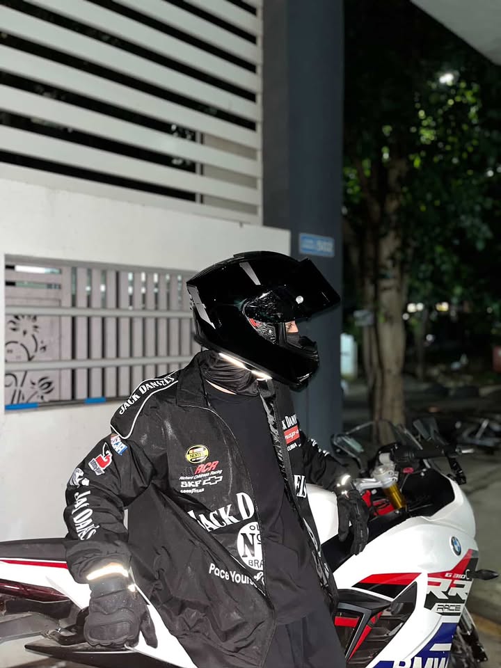 Jack Daniel's Motorsports Vintage Racing Jacket – Premium Black Edition