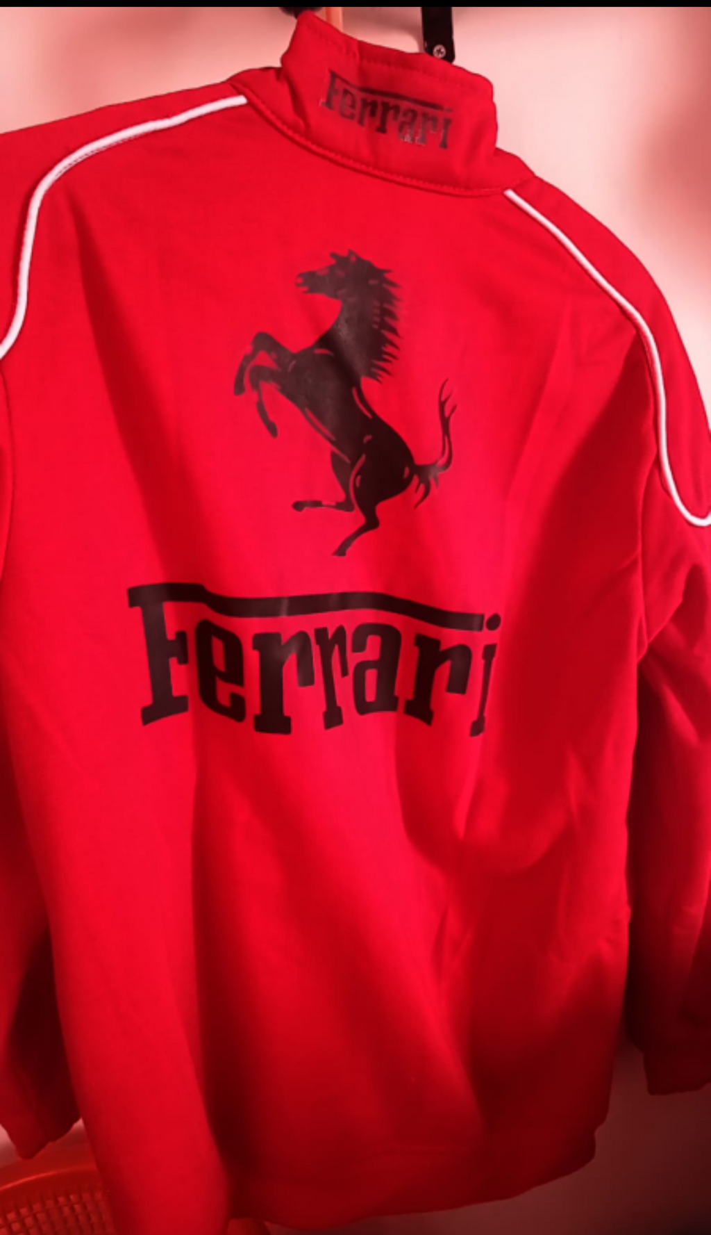 F1 Red Ferarri Printed Jacket