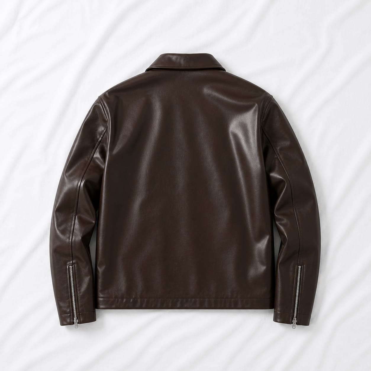 Most premium: The Regent Leather Jacket(Brown)