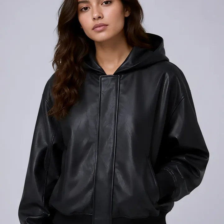 Shadow Hood Premium Black Hoodie Jacket – Oversized Streetwear | DripHeaven
