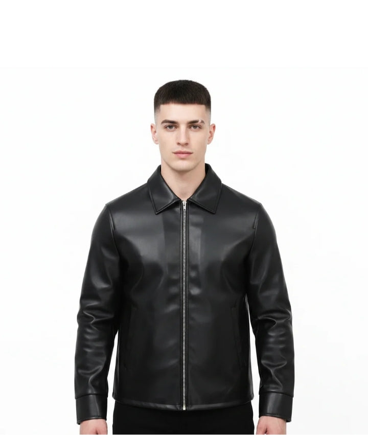 DripHeaven.in | Shadow Luxe Leather Jacket