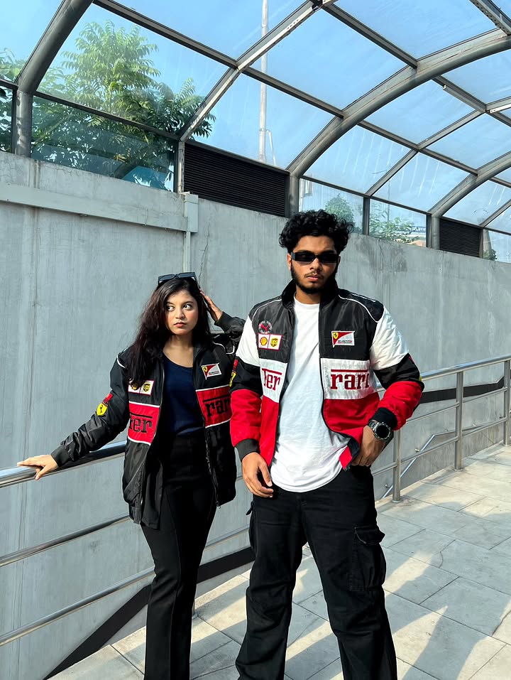 Ferrari F1 Racing Jacket for Men & Women | Premium Motorsport Streetwear | Unisex Zip-Up Bomber Jacket