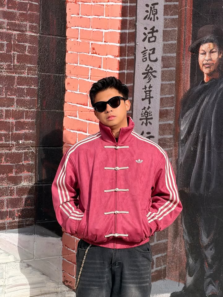 Dripheaven Premium Red Chinese Knot Jacket for Men – Korean Streetwear Casual Track Jacket