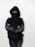 Shadow Hunter Zipper Balaclava – Inspired by Jin Woo from Solo Leveling