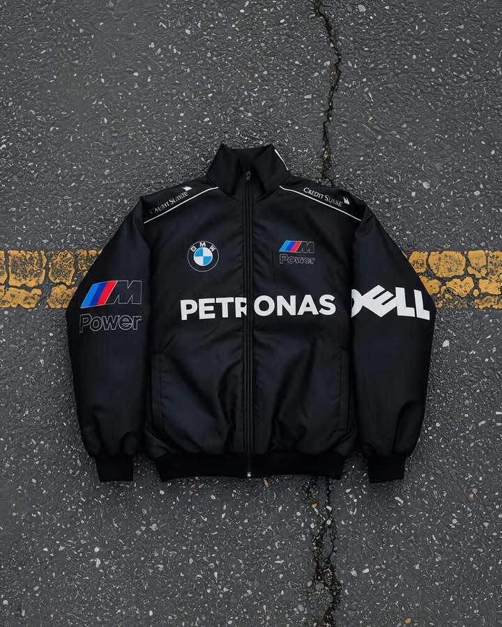 🏁 BMW M Power Motorsport Jacket – Premium Printed Racing Style | Dripheaven Clothing Brand