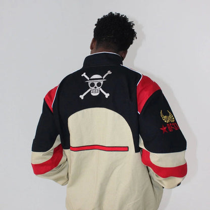 Starw Hats Racing Streetwear Vintage Jacket DTF Printed