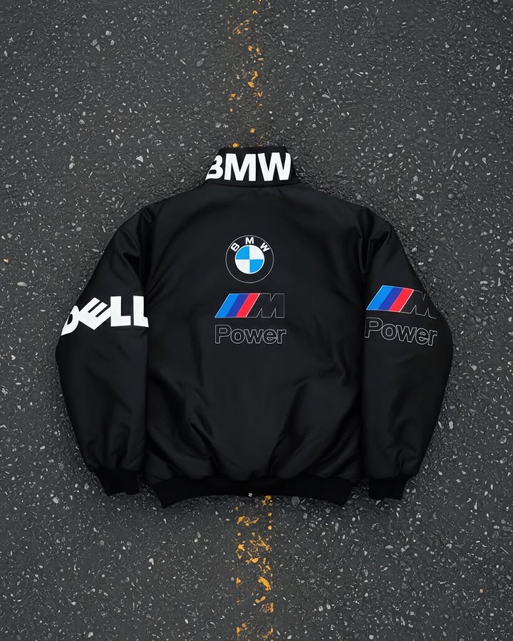 🏁 BMW M Power Motorsport Jacket – Premium Printed Racing Style | Dripheaven Clothing Brand
