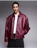 DripHeaven.in Premium Streetwear Faux Leather Jacket