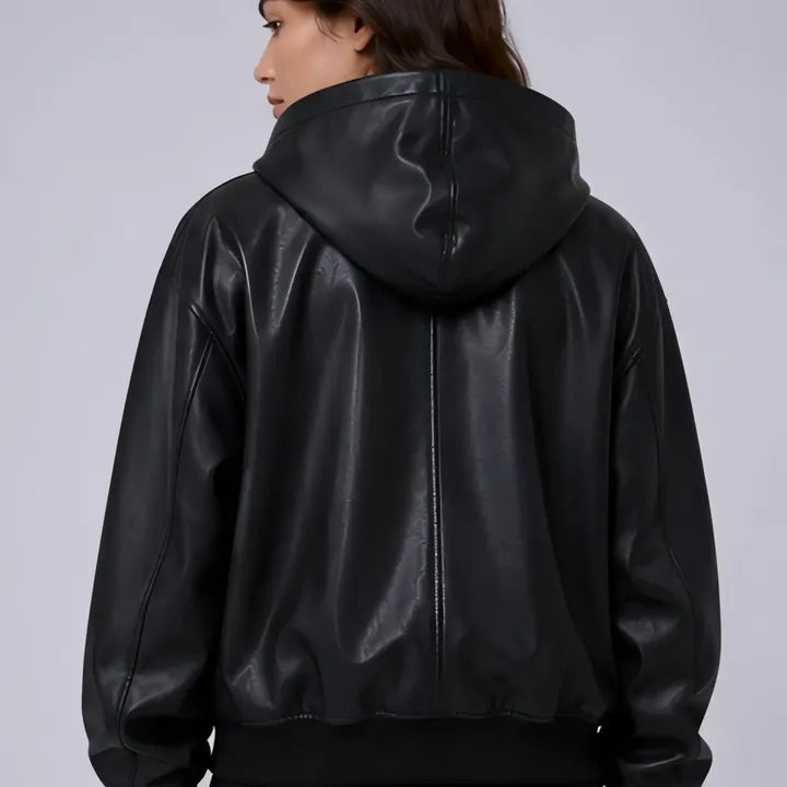Shadow Hood Premium Black Hoodie Jacket – Oversized Streetwear | DripHeaven